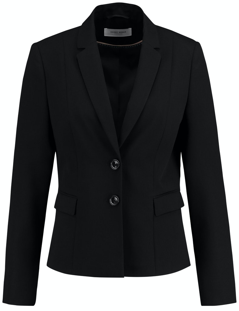 Kurzer Blazer mit Revers