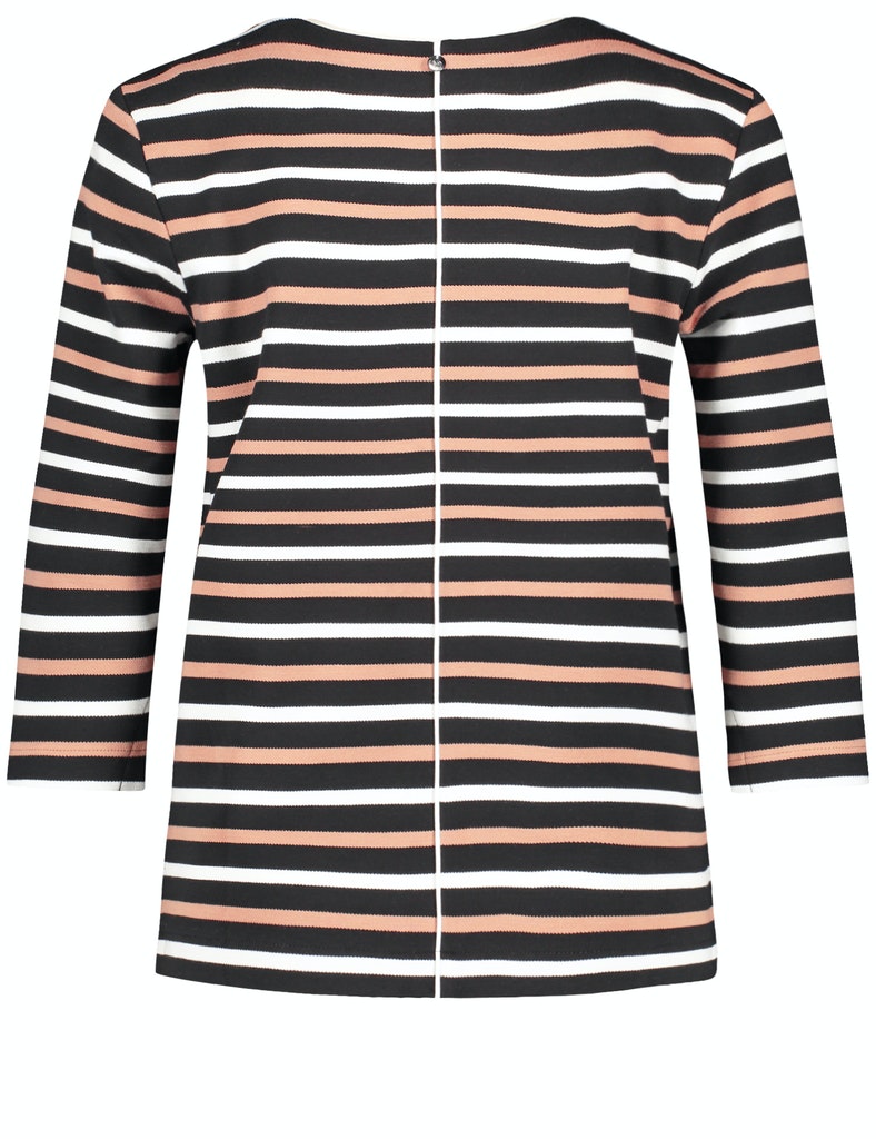 Geringeltes 3/4 Arm Shirt