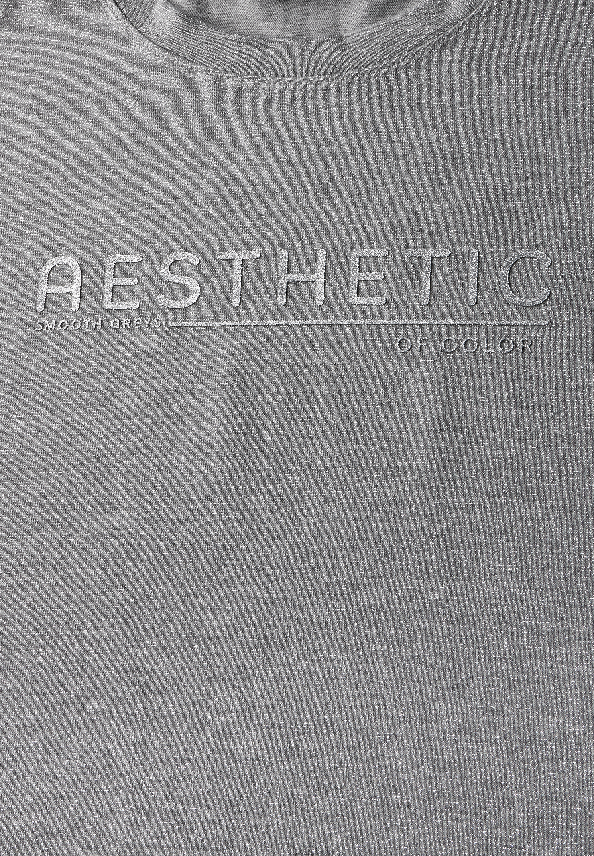 Glitzer-Shirt mit Wording