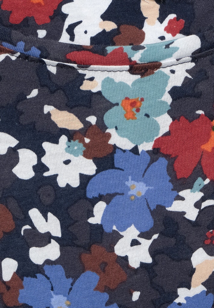 Shirt mit Blumen Print