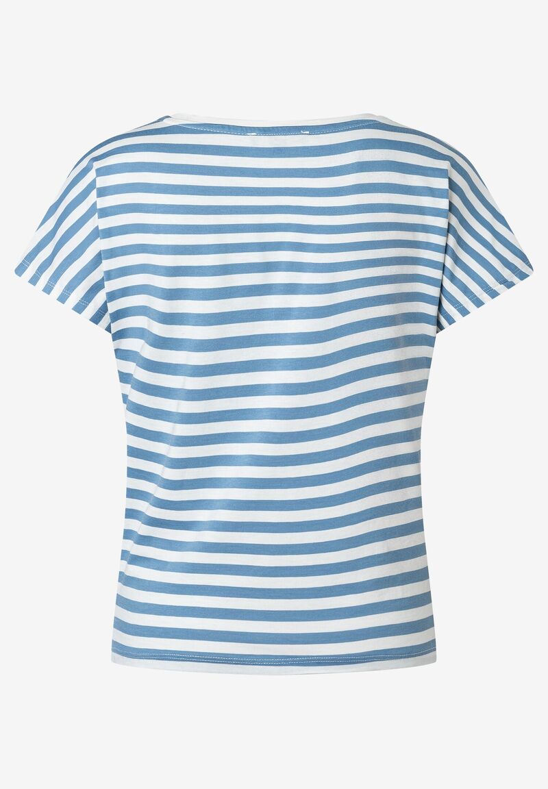 Streifenshirt  blau/weiß  Sommer-Kollektion