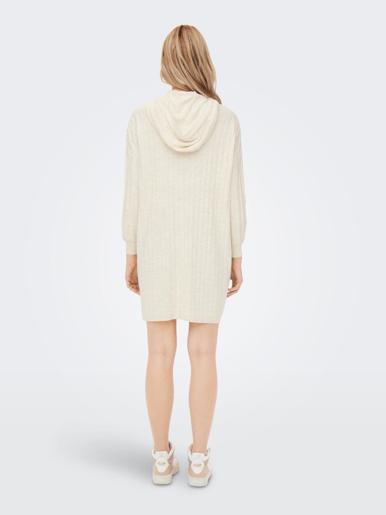 ONLCAREY L/S LONG HOOD DRESS KNT
