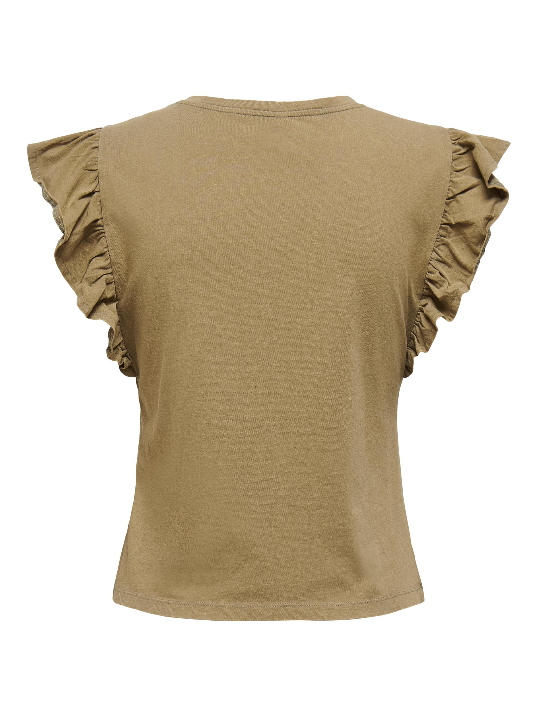 ONLLUCILLA LIFE S/S V-NECK TOP JRS