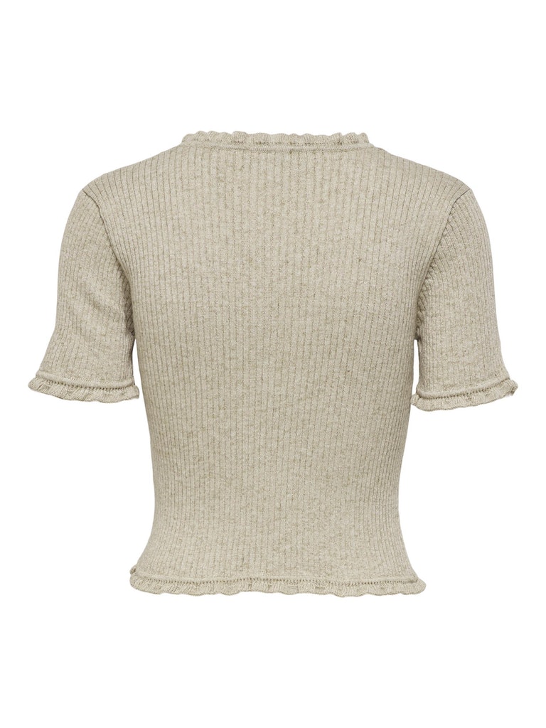 ONLLINA S/S RUFFLE CARDIGAN KNT