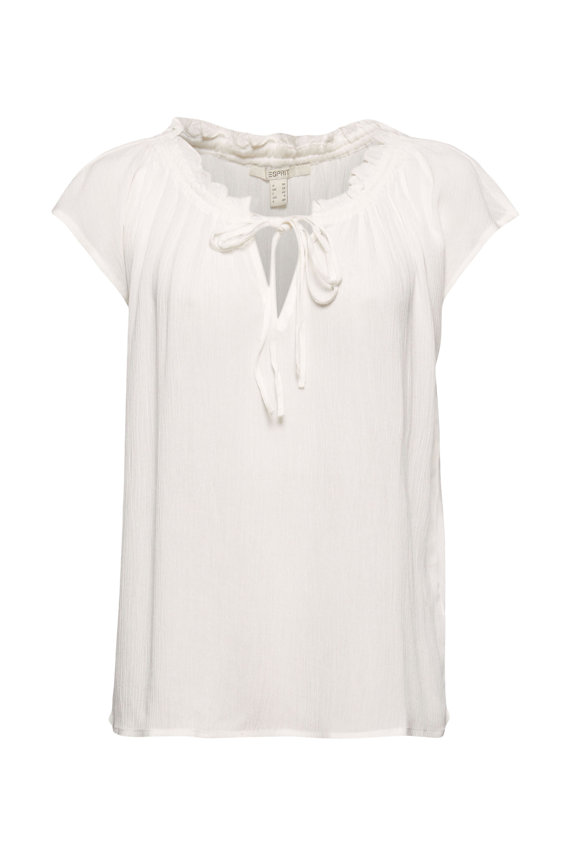 Zarte Crinkle-Bluse aus LENZING™ ECOVERO™