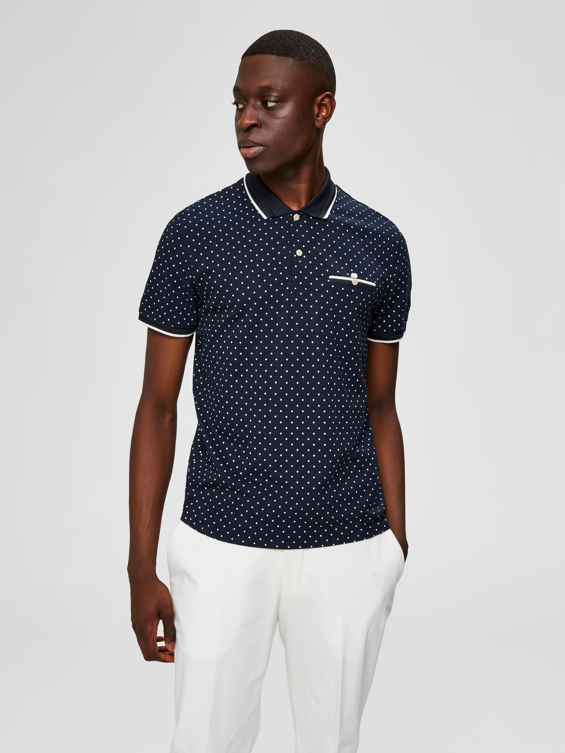 SLHPATTERSON PRINT SS POLO B