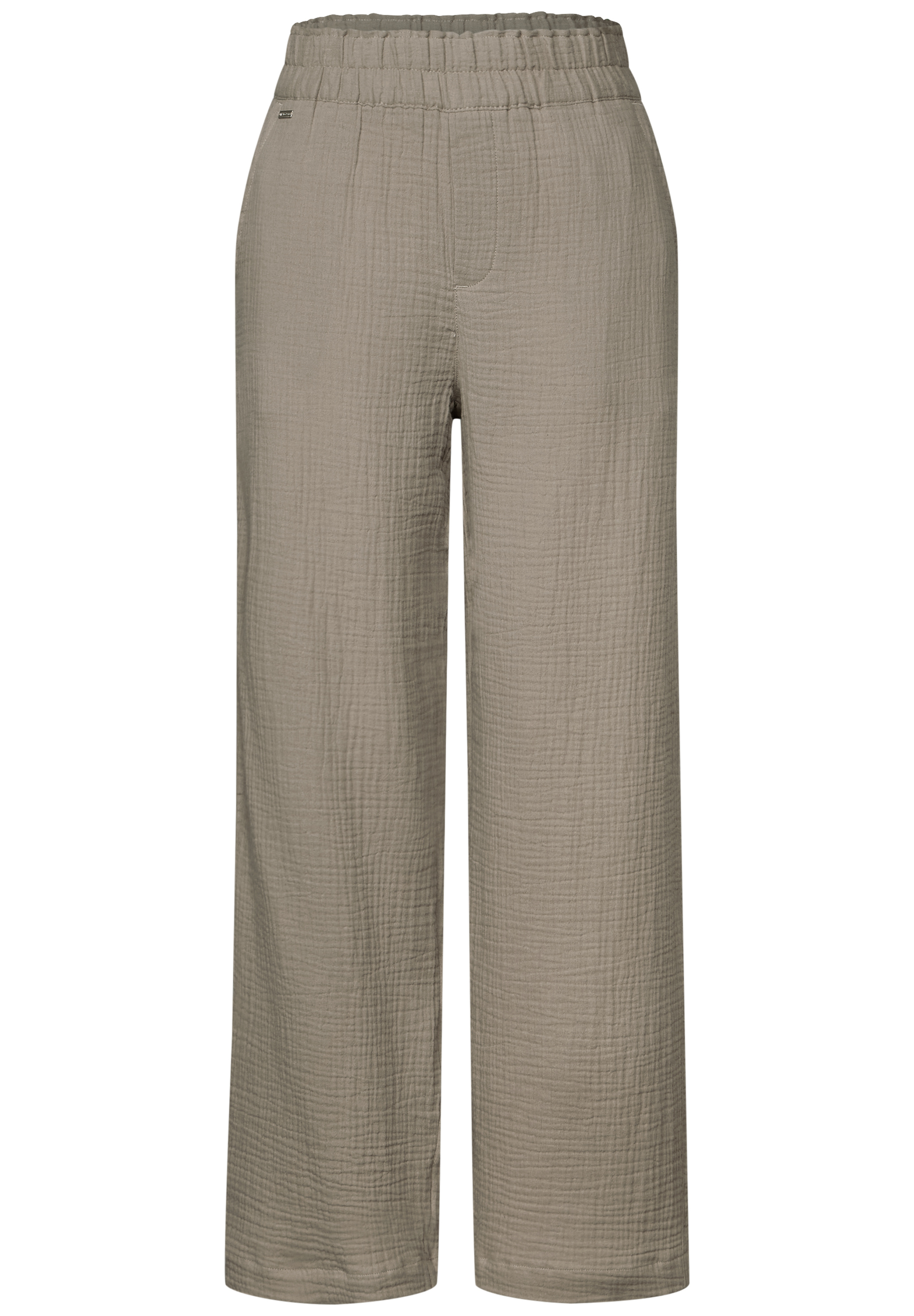 Wide Leg Musselin Hose