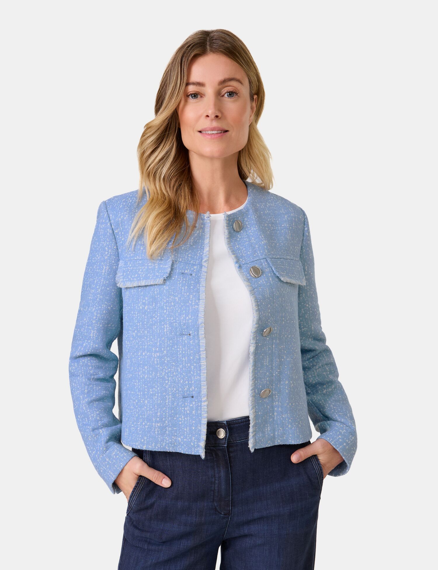 Blazerjacke aus Tweed