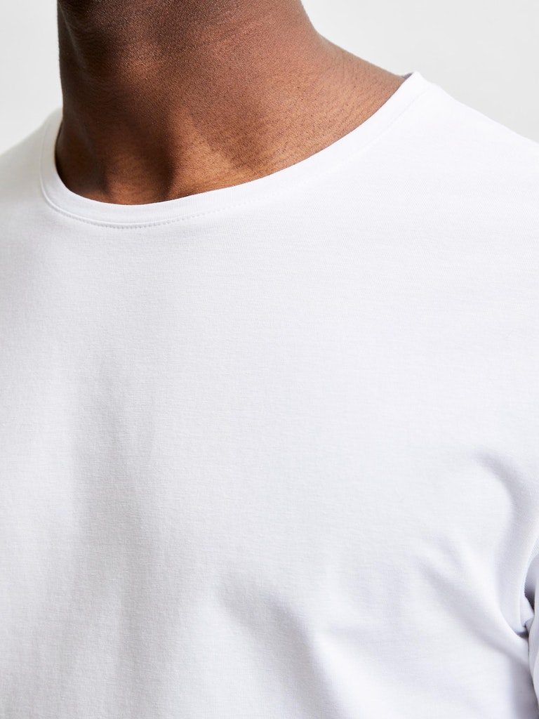 SLHNEWPIMA SS O-NECK TEE B NOOS