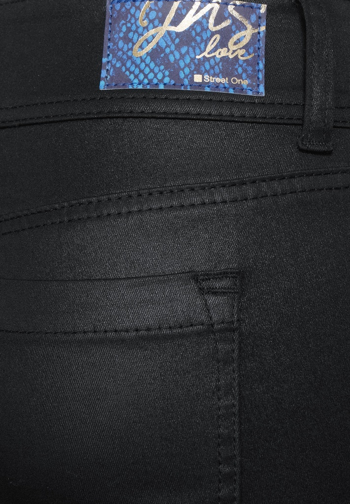 Slim Fit Hose mit Coating
