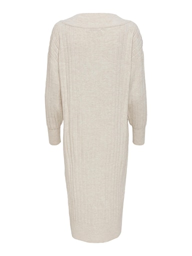 ONLNEW TESSA L/S MIDI V-NECK DRESS KNT