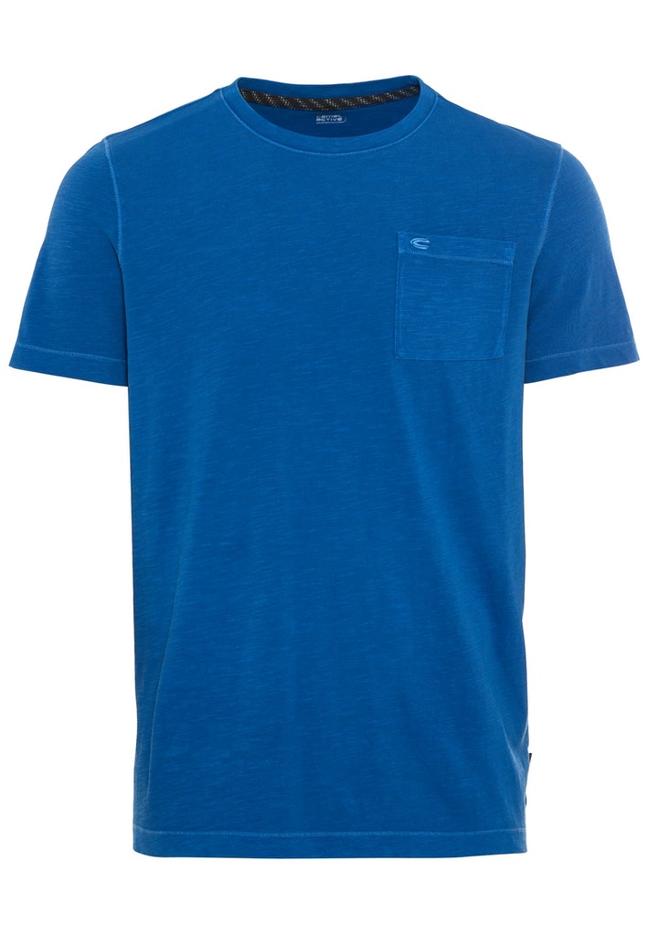 Basic T-Shirt mit Brusttasche aus Organic Cotton