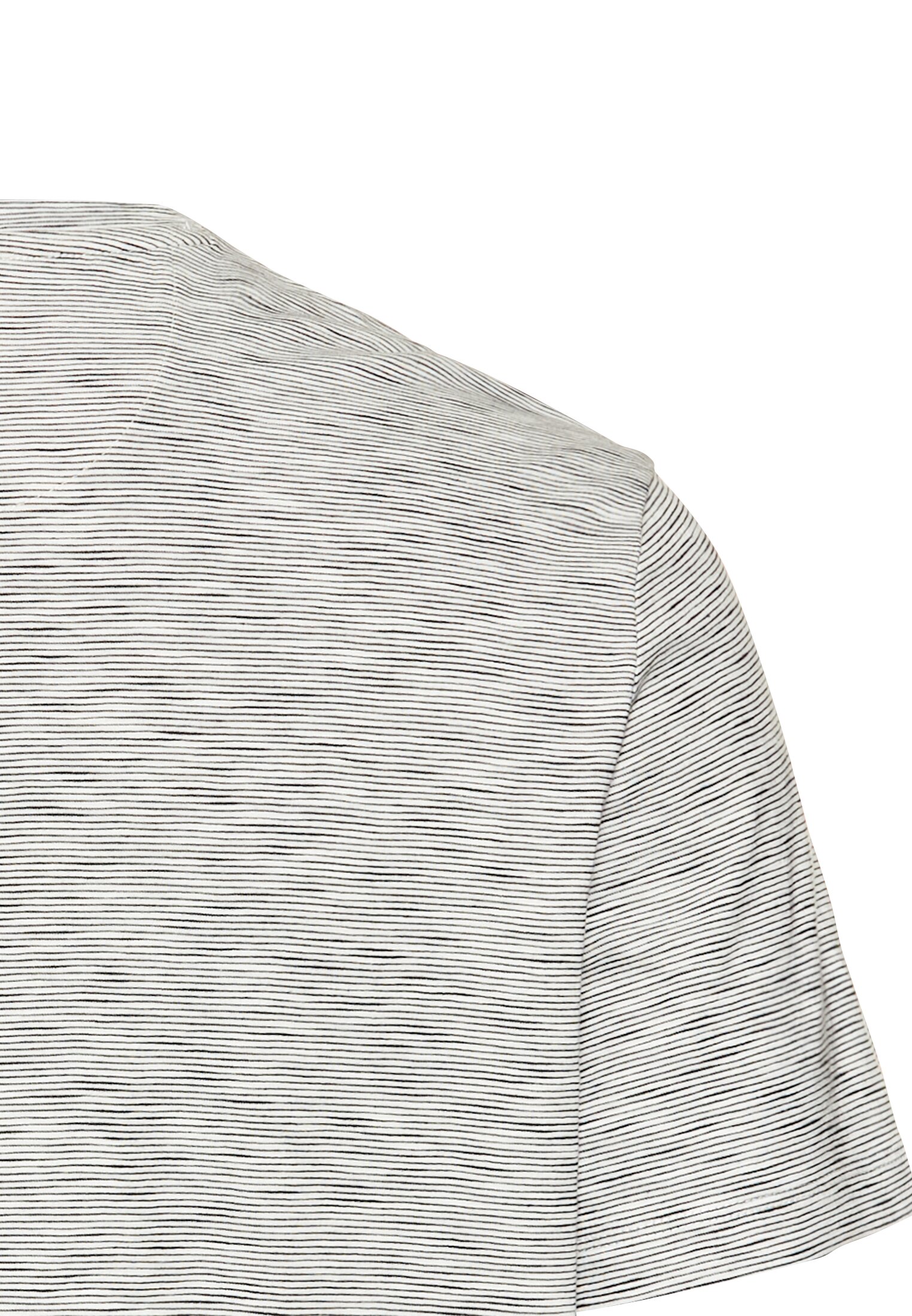 Kurzarm Henley aus reiner Baumwolle