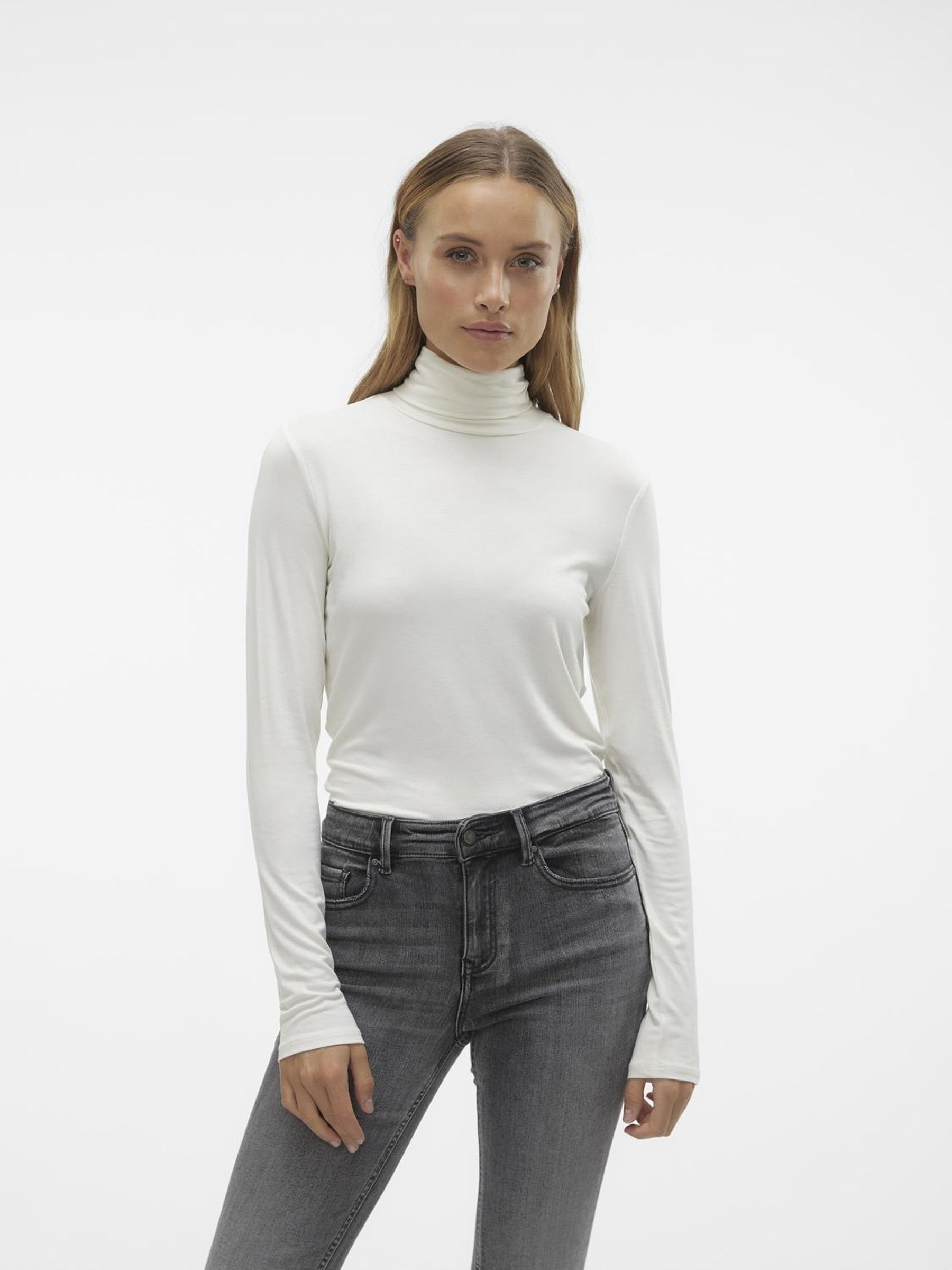 VMALBERTE LS ROLLNECK TOP JRS NOOS