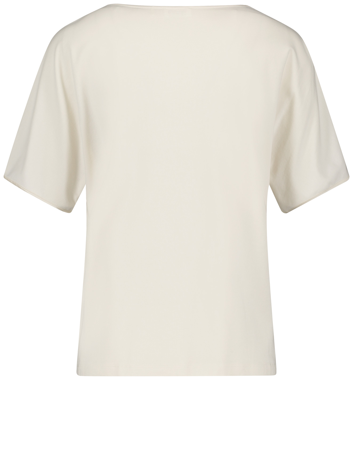 Fließendes Blusenshirt mit Material-Patch