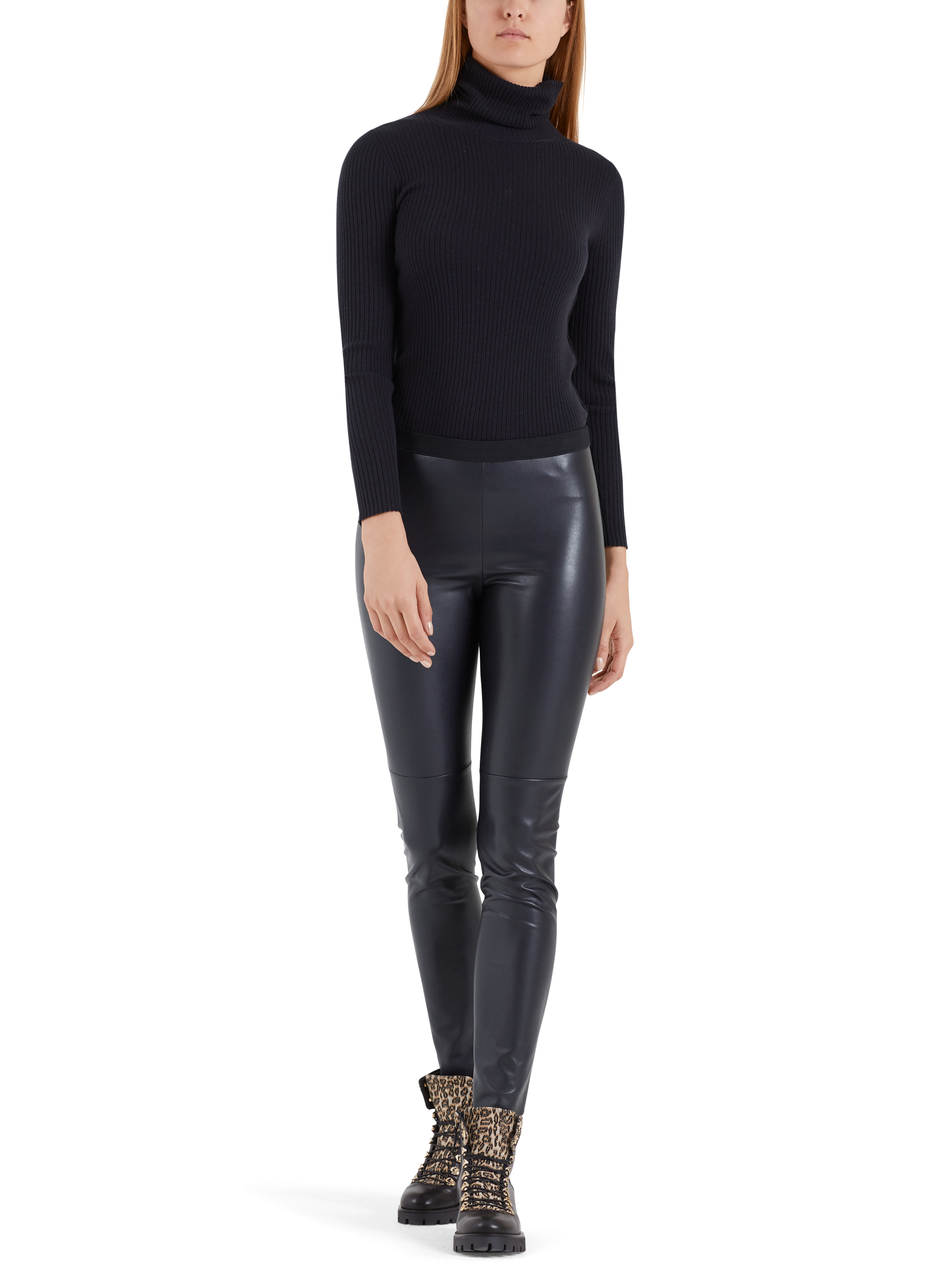 Leggings aus Kunstleder