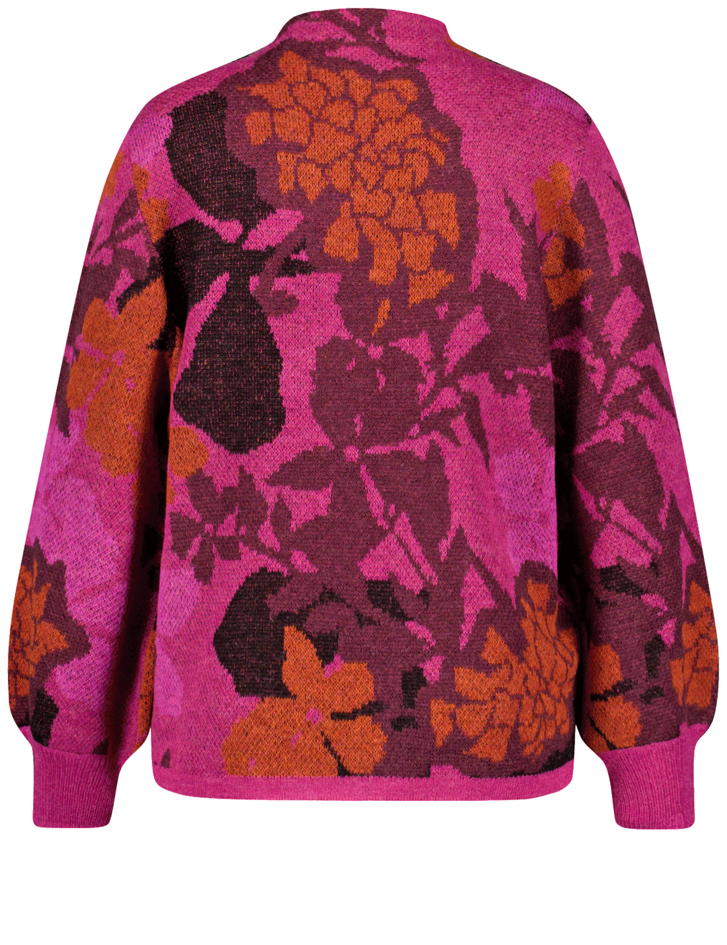 Pullover mit floralem Jacquardmuster
