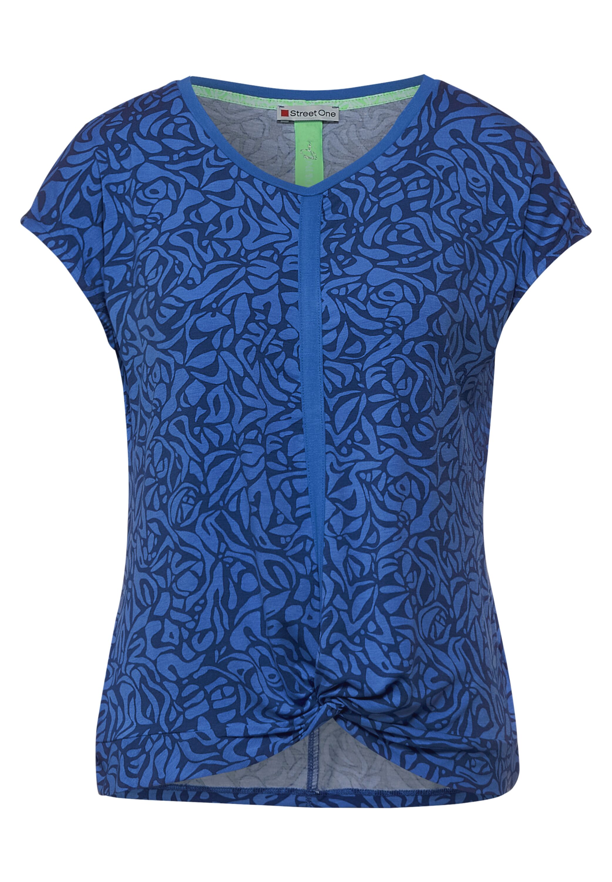 T-Shirt mit Knotendetail