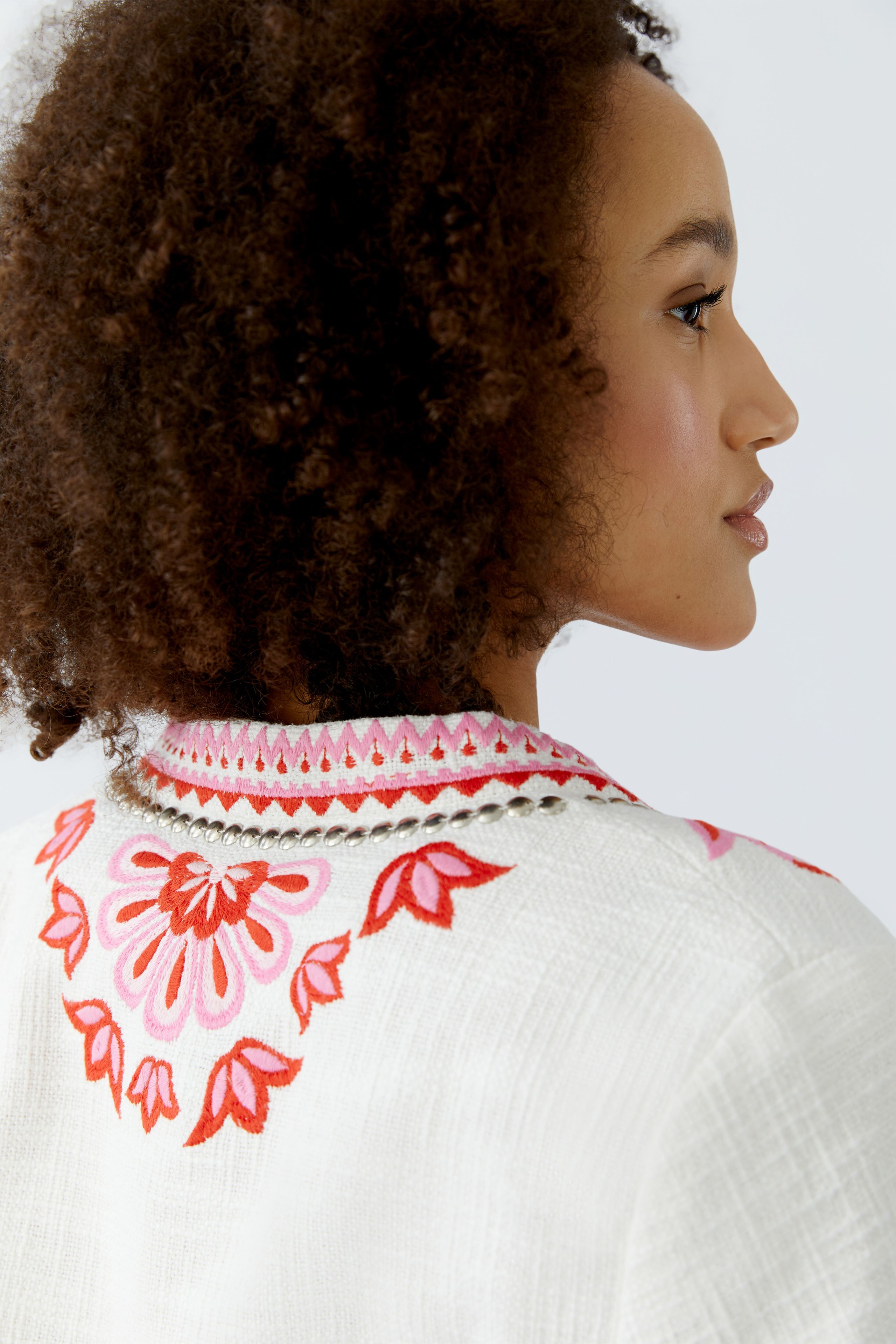 Bolero Jacke mit wertiger Stickerei