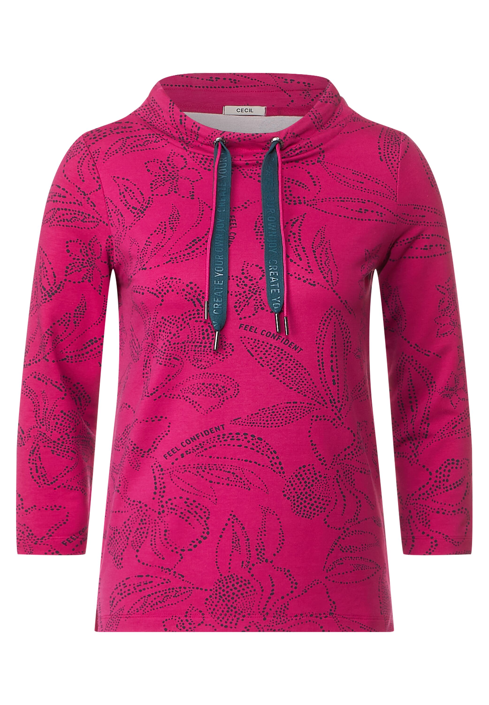 Damenshirt mit Blumenprint