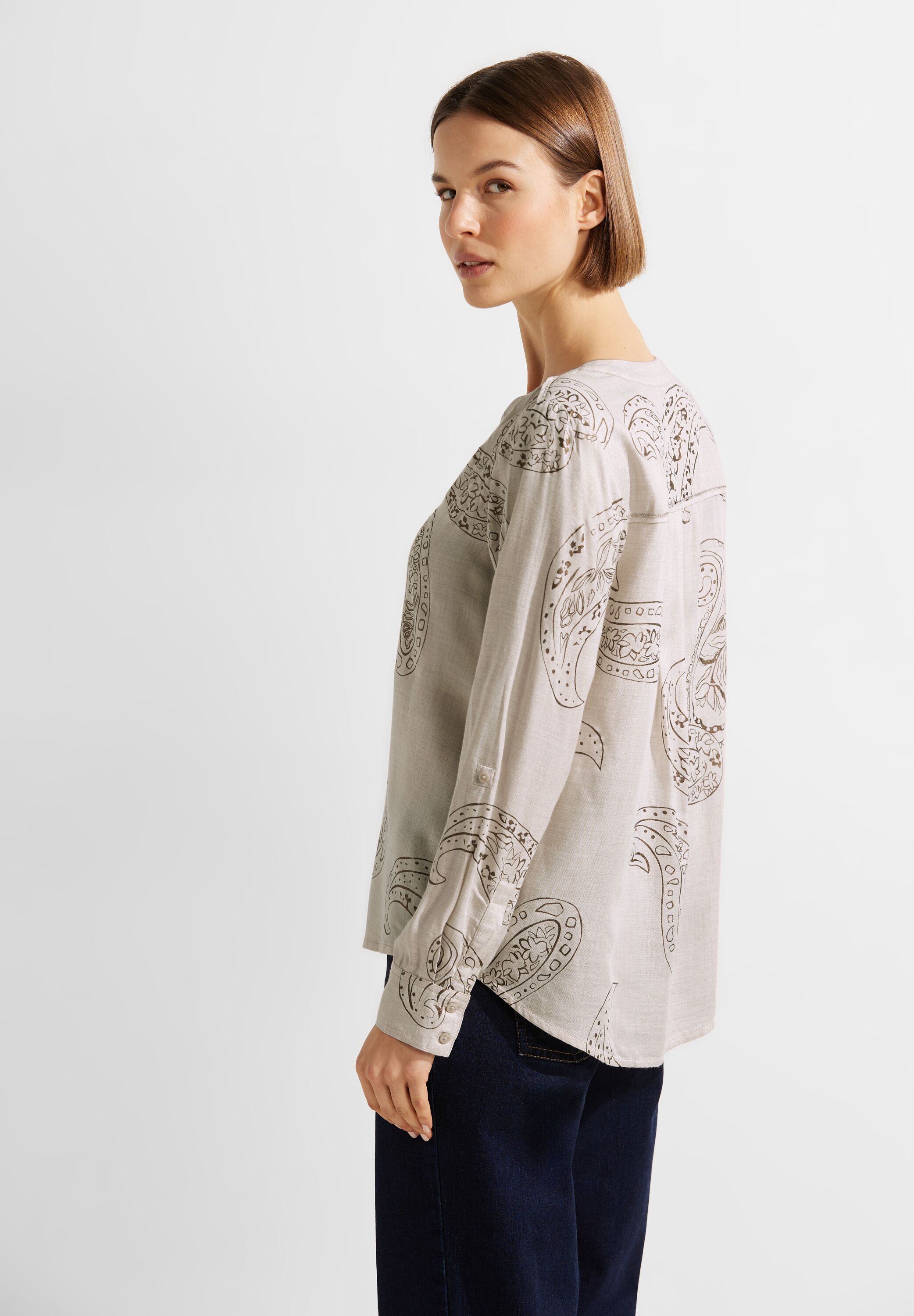 Bluse mit Paisley Print