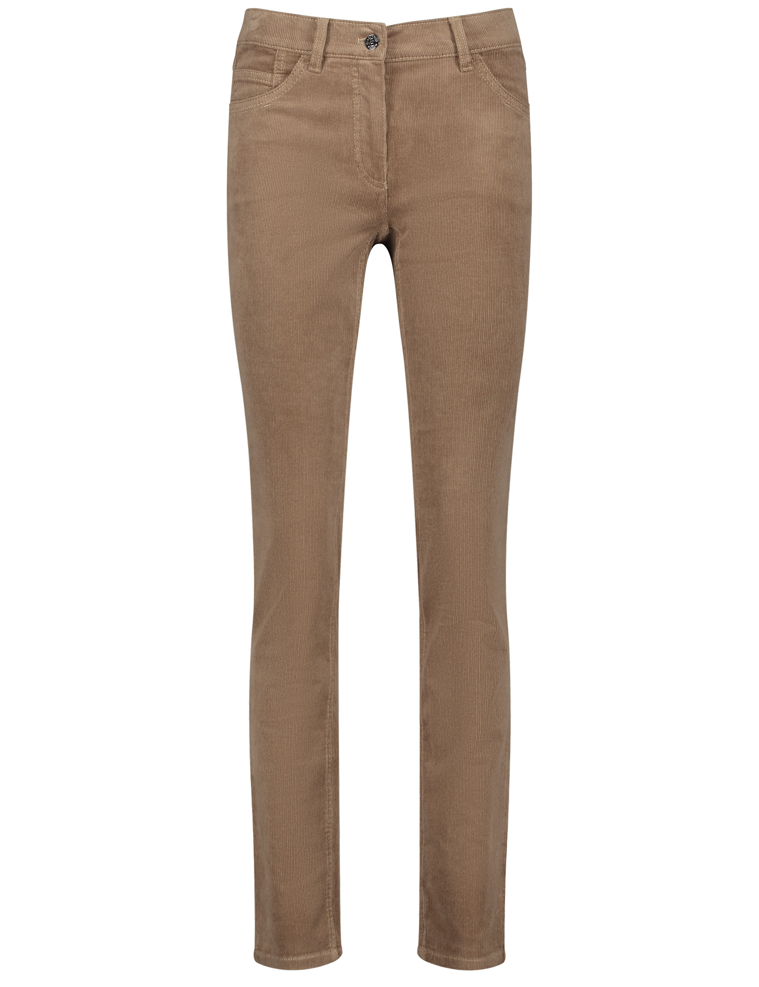 Slim Fit Hose aus feinem Cord