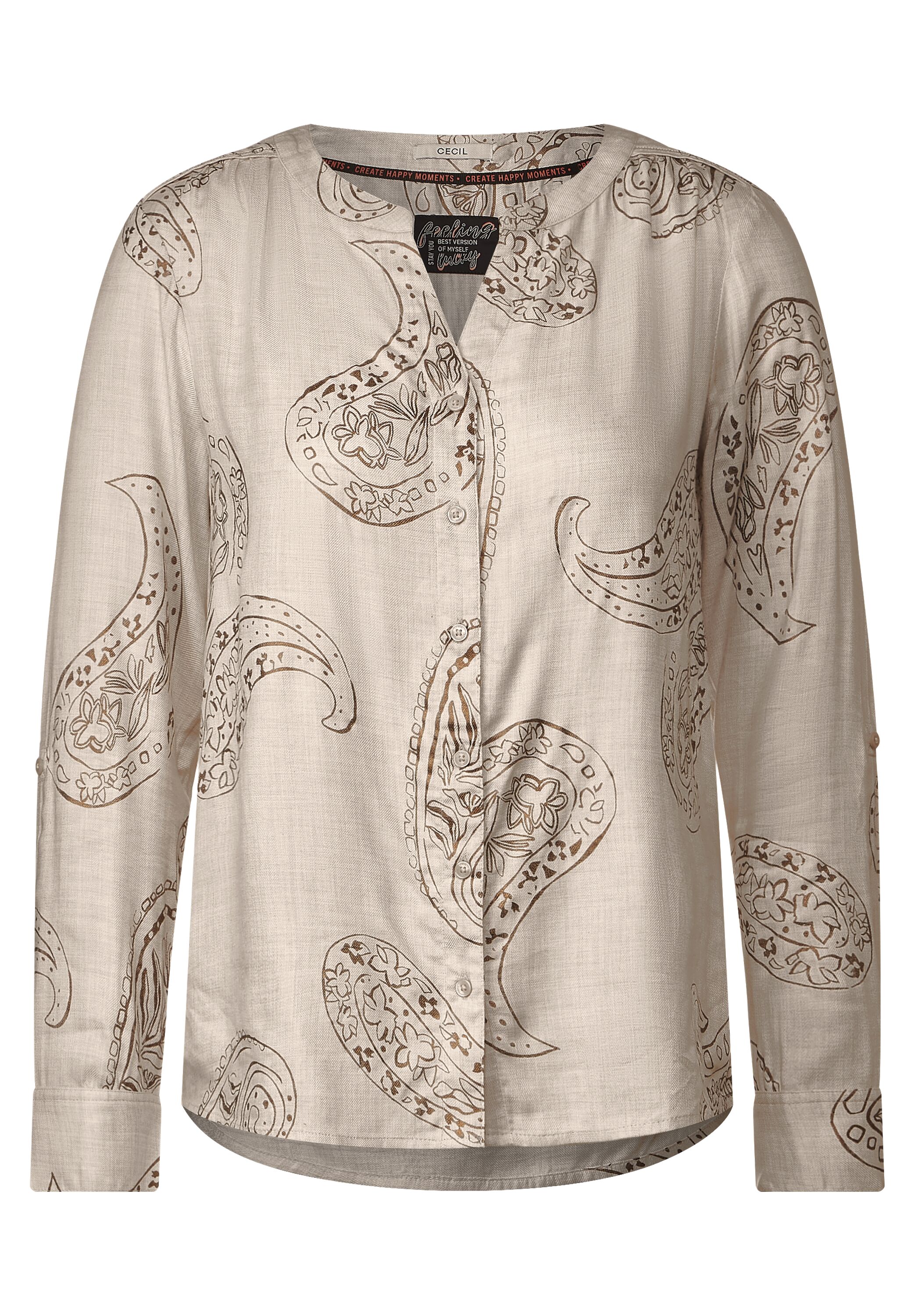 Bluse mit Paisley Print