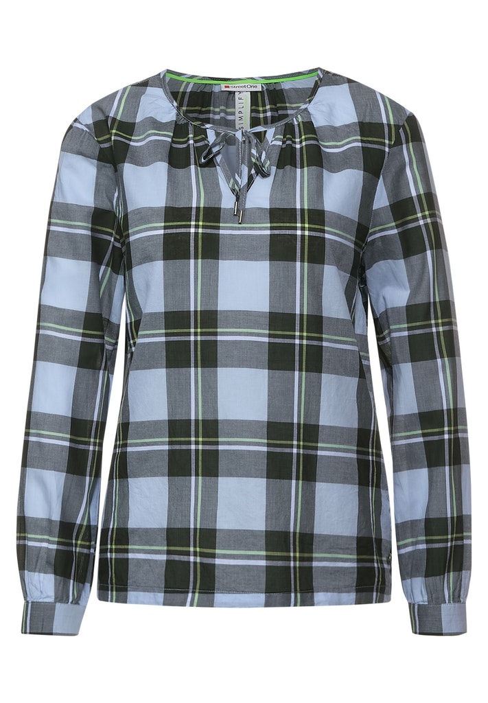 Bluse mit Karomuster