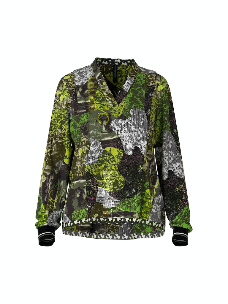 Blusenshirt mit "Woods"-Print