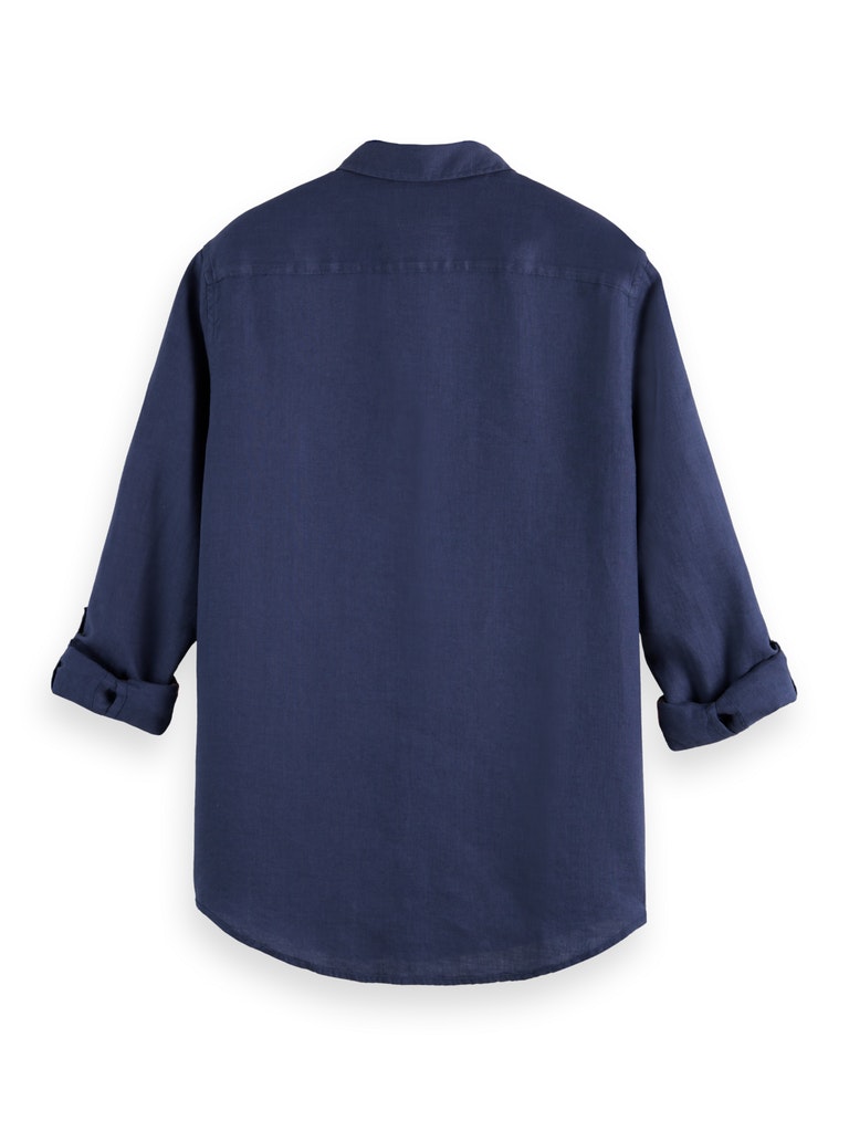 Regular fit linen shirt