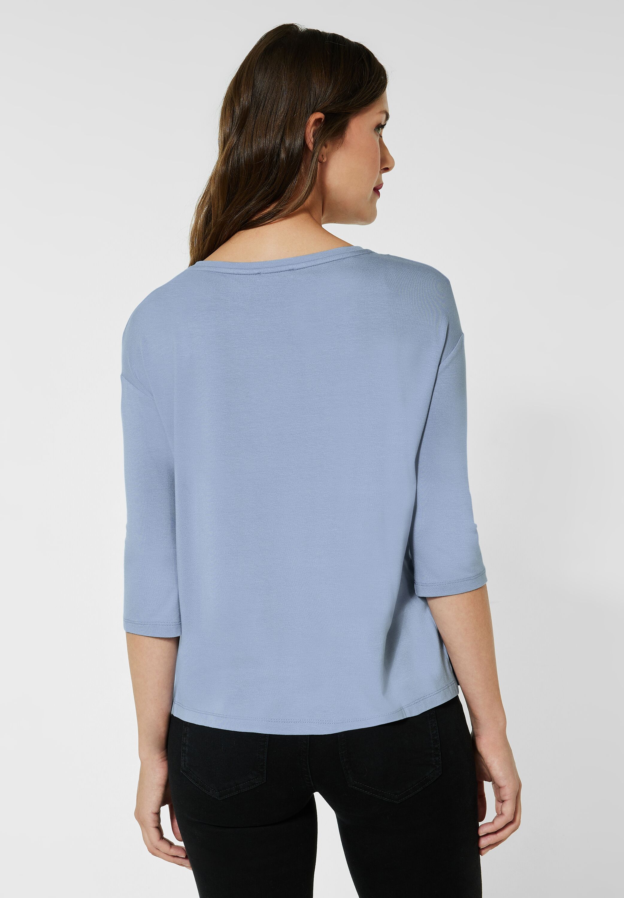 Jersey T-Shirt mit Wording