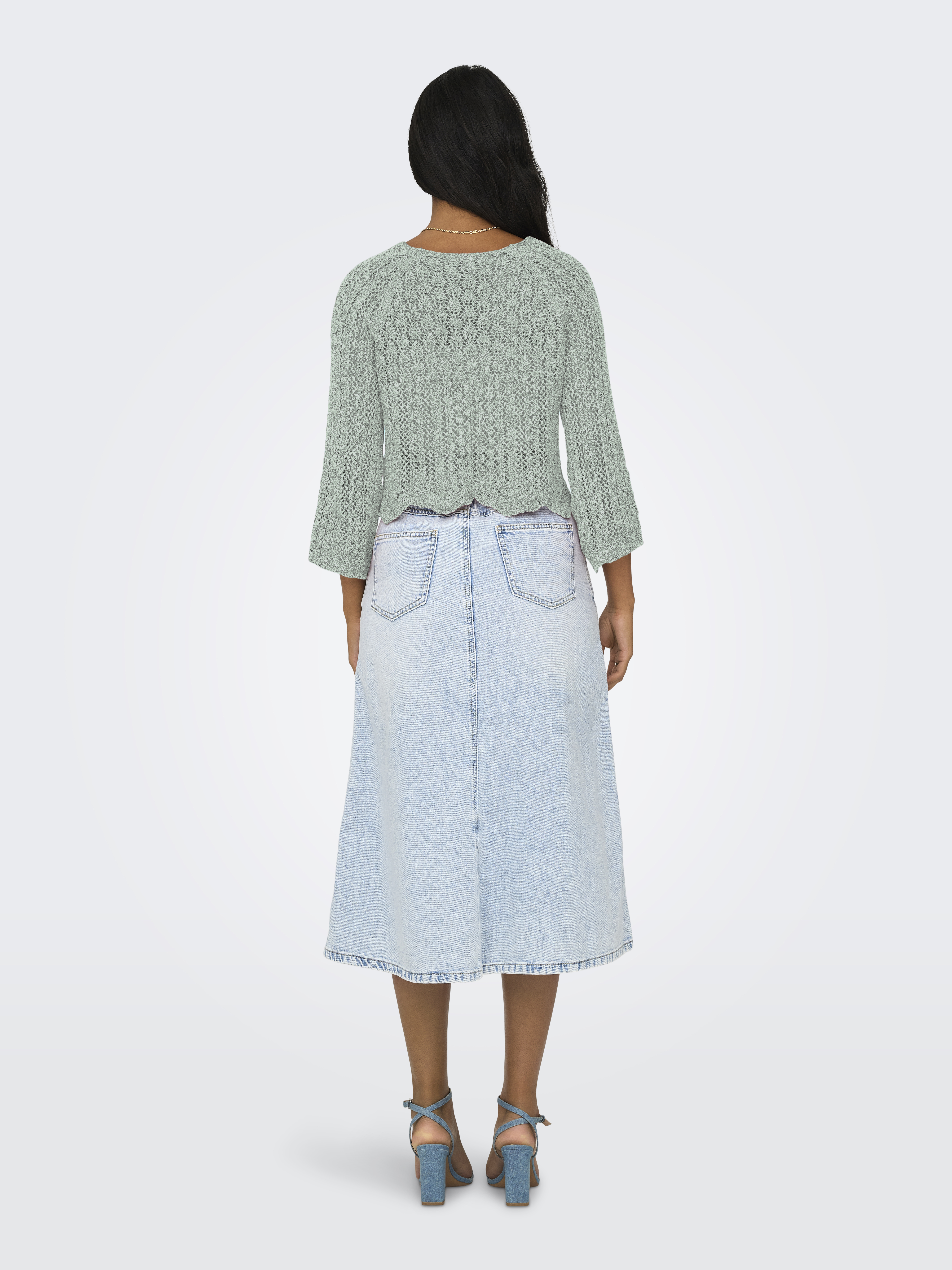 ONLNOLA LIFE  3/4 PULLOVER KNT NOOS