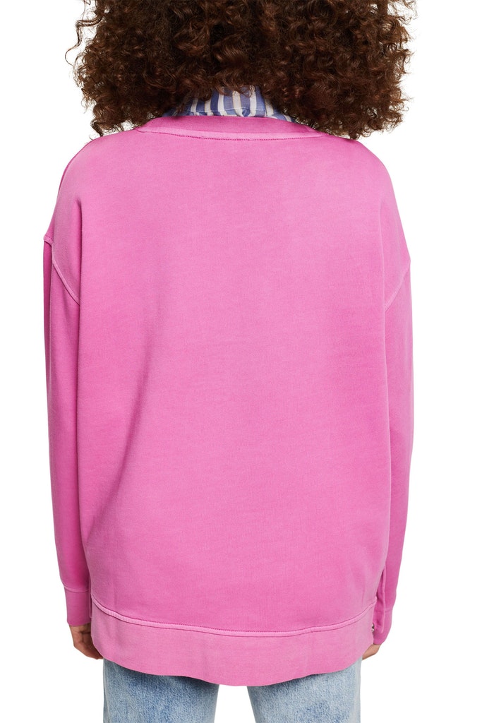 Sweatshirt mit seitlichen Zippern