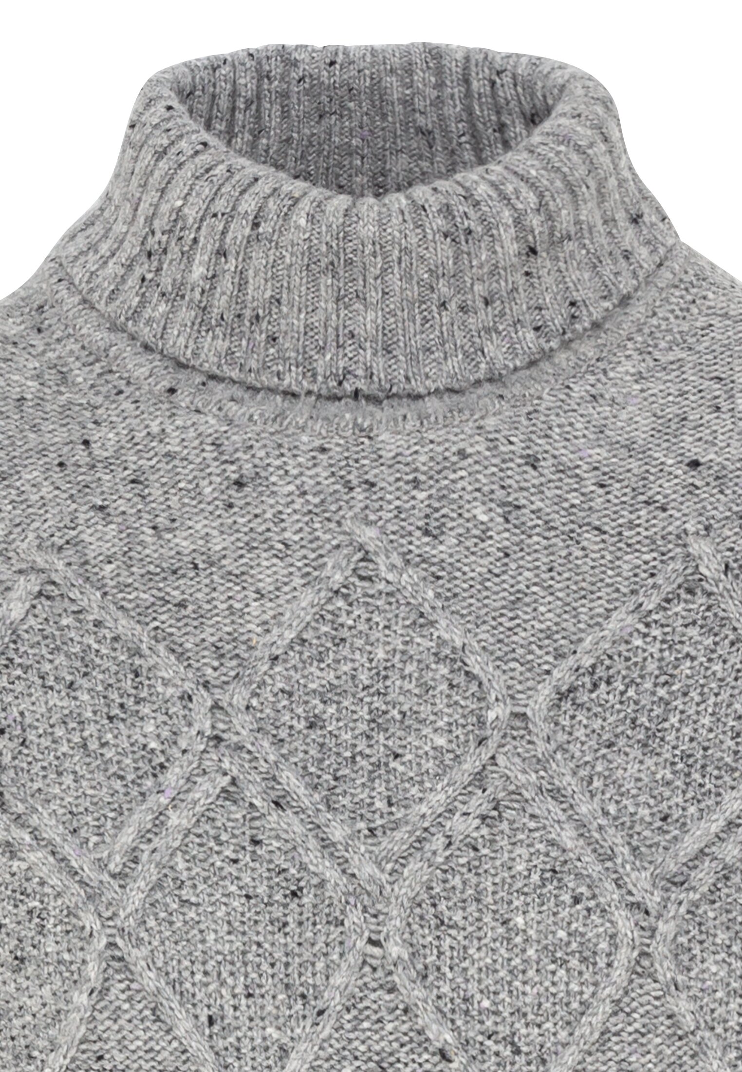 Rollkragenpullover mit nachhaltiger Merinowolle