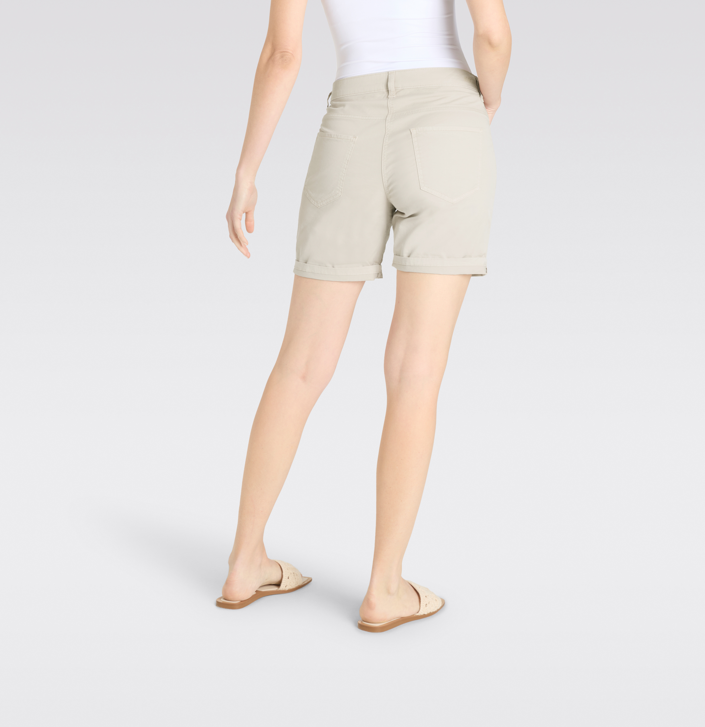 MAC JEANS - SHORTY, Fade out gabardine