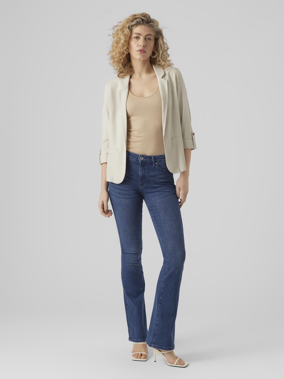 VMJESMILO 3/4 LOOSE BLAZER WVN GA NOOS
