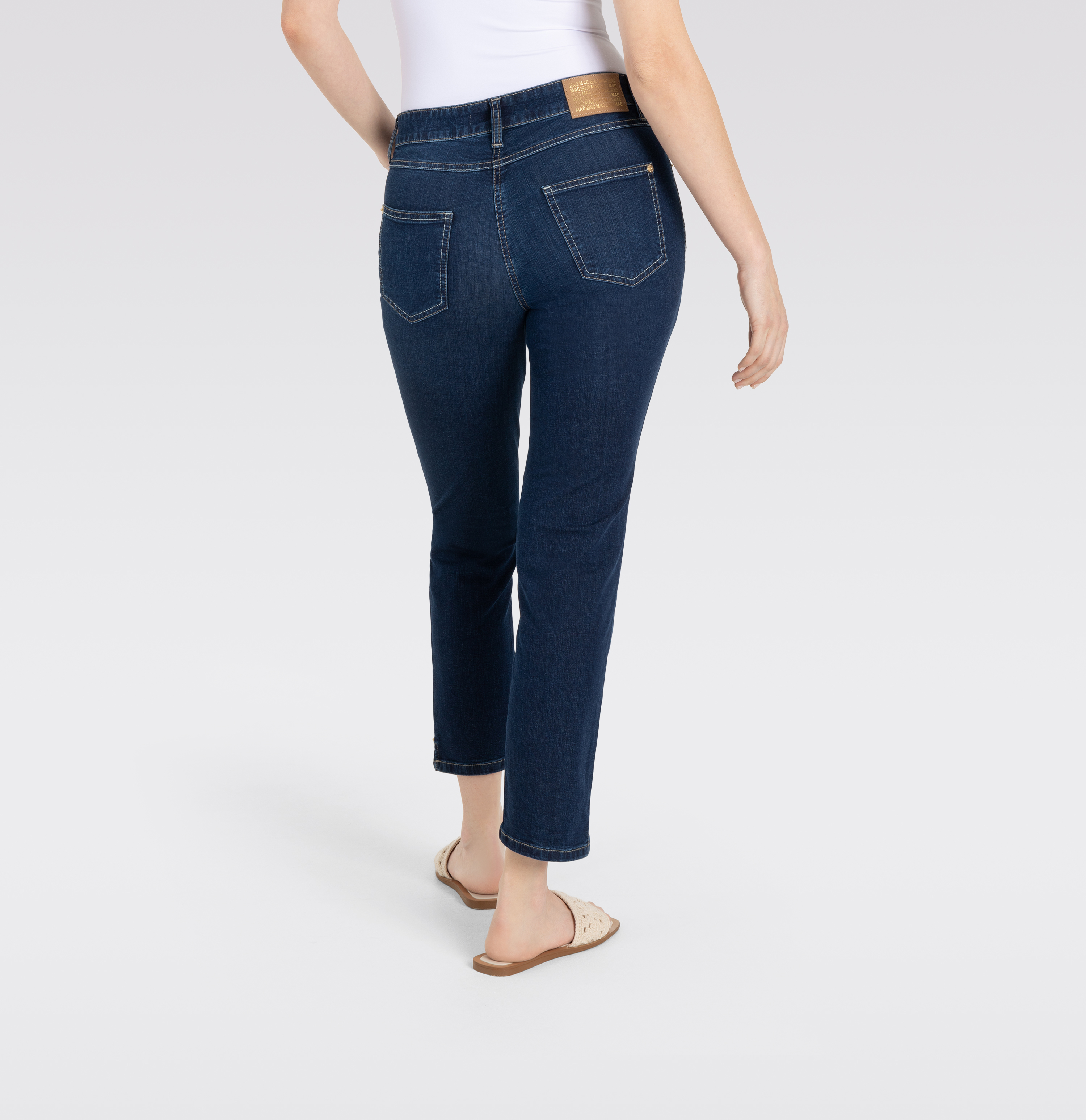 MAC JEANS - MELANIE 7/8, Super soft summer denim