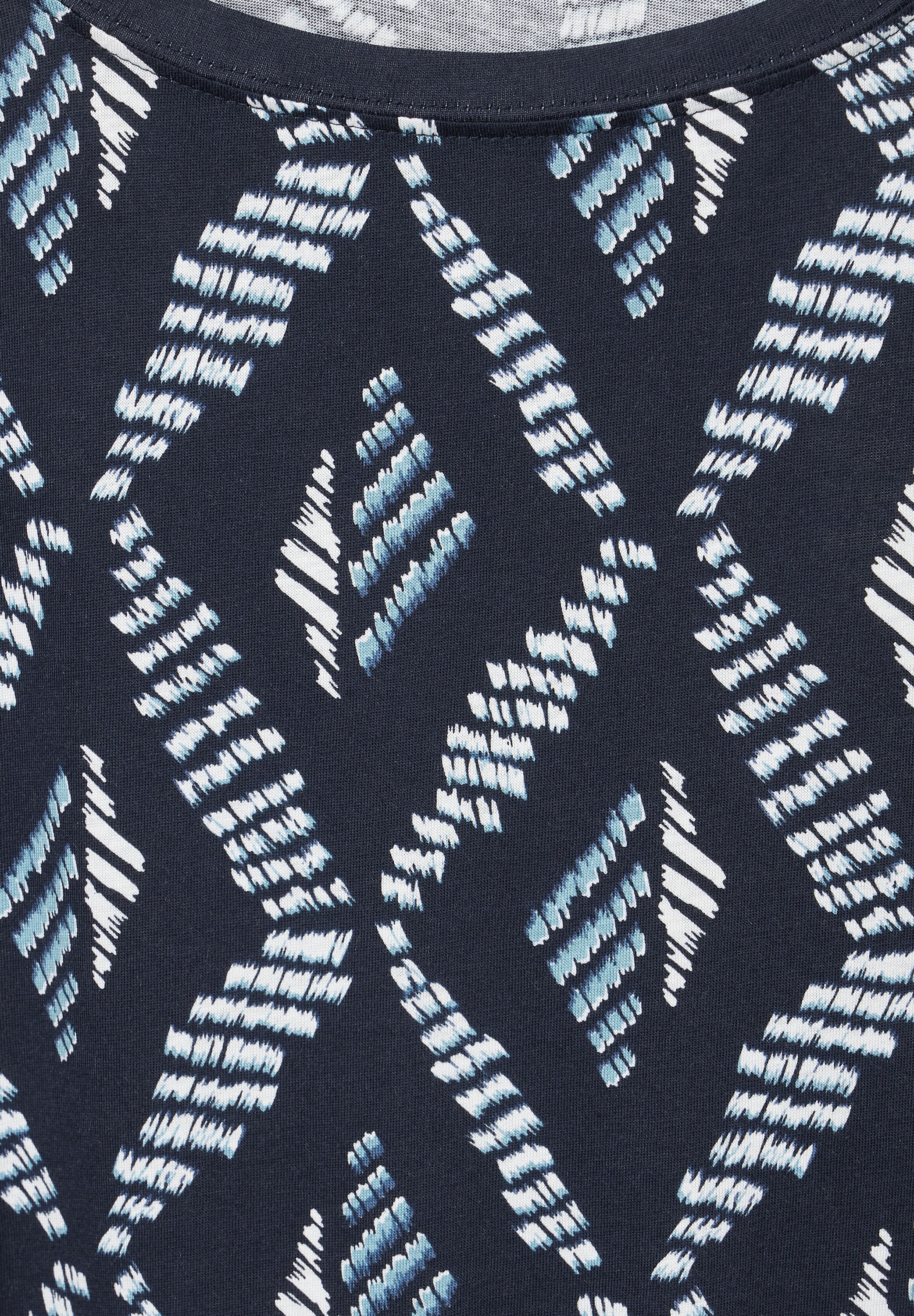 T-Shirt mit Rhombus Print