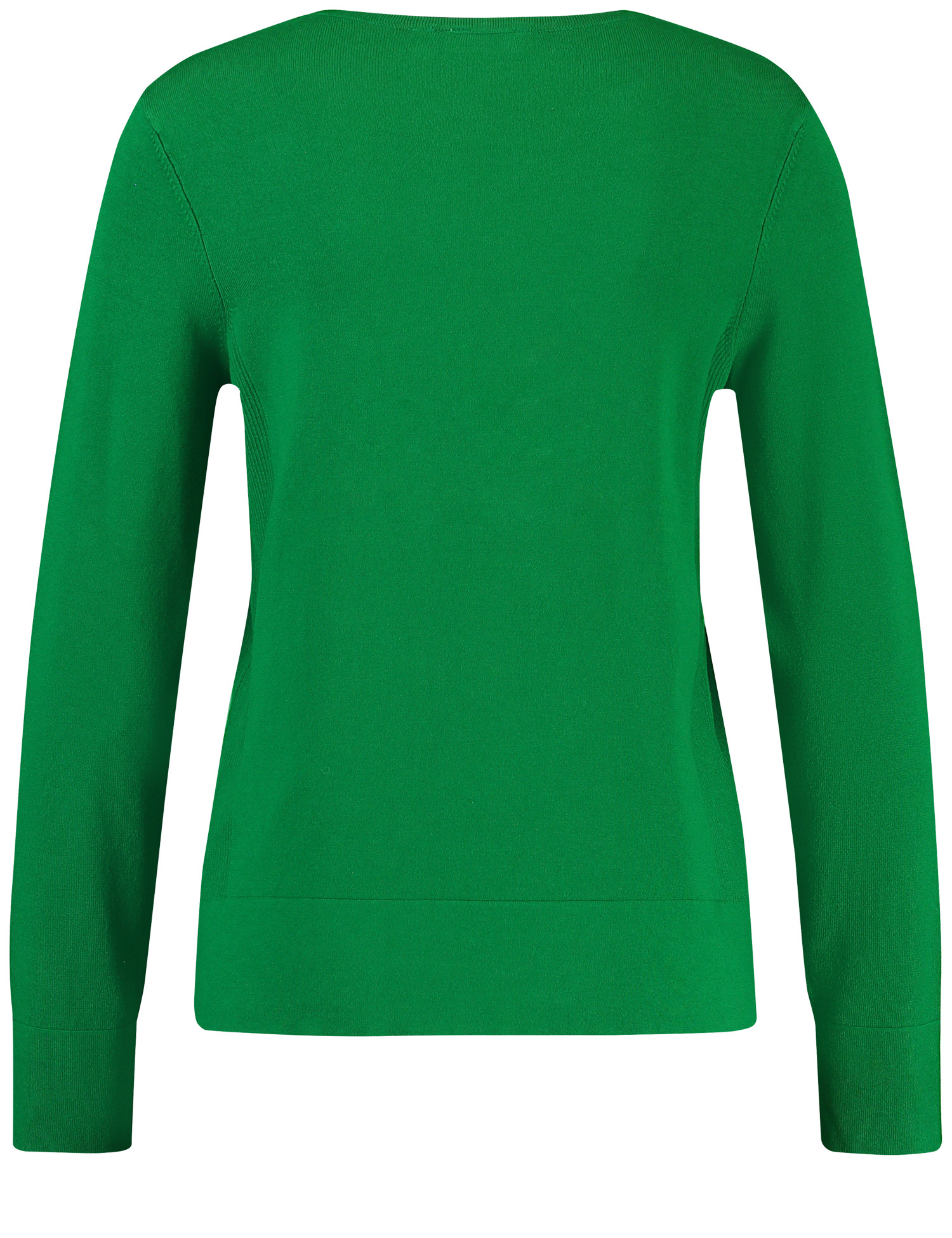 Langarmpullover aus Feinstrick