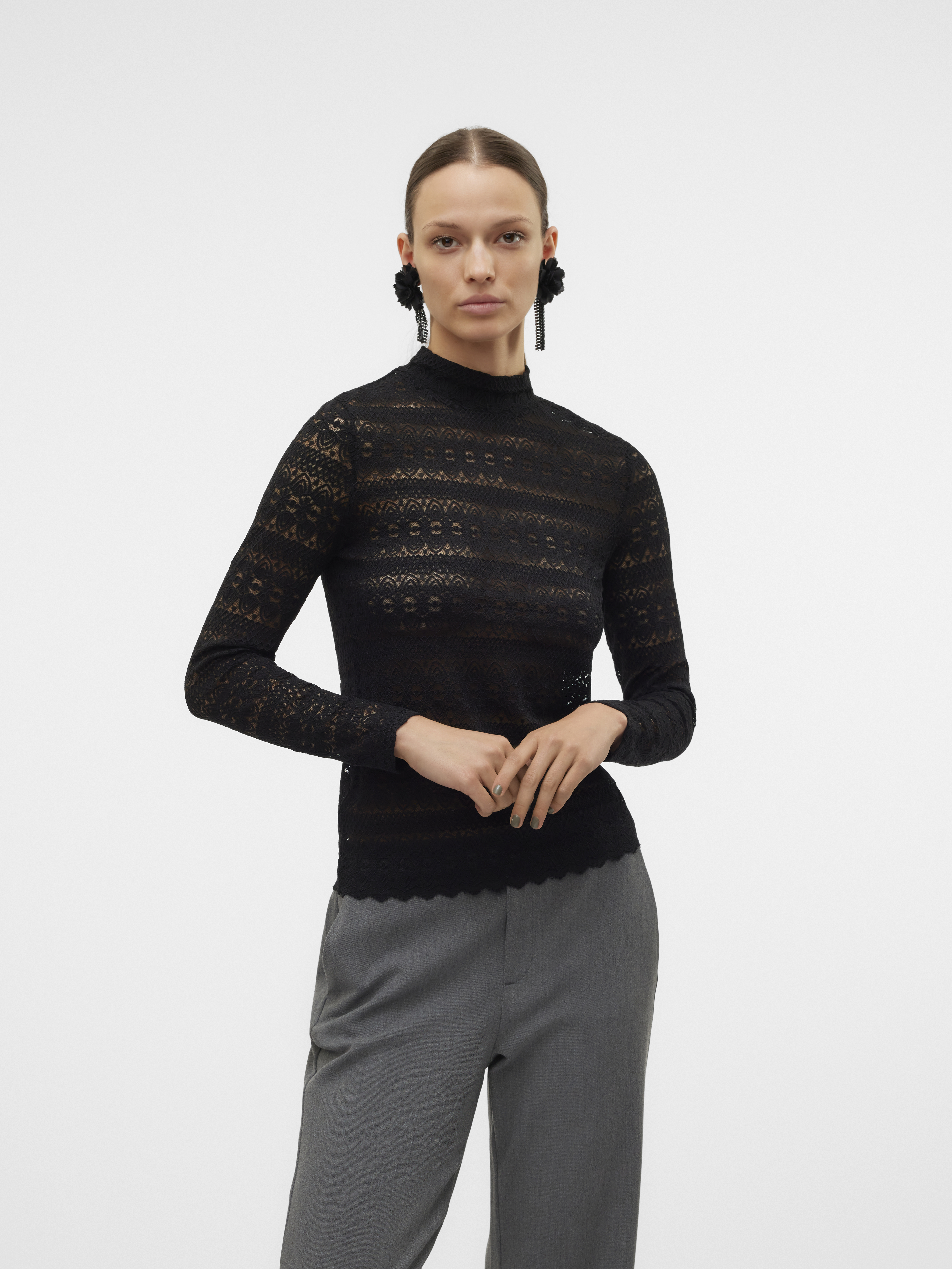 Flower Lace Top Short Sleeves | Wolford Deutschland