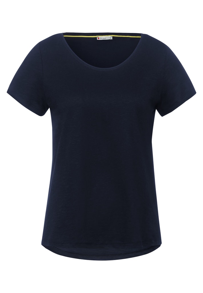 T-Shirt in Unifarbe