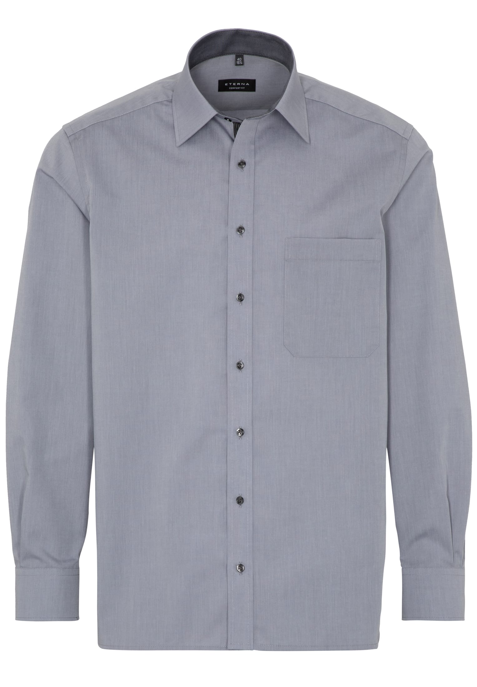 ETERNA LANGARM HEMD COMFORT FIT CHAMBRAY ETERNA LANGARM HEMD COMFORT FIT CHAMBRAY