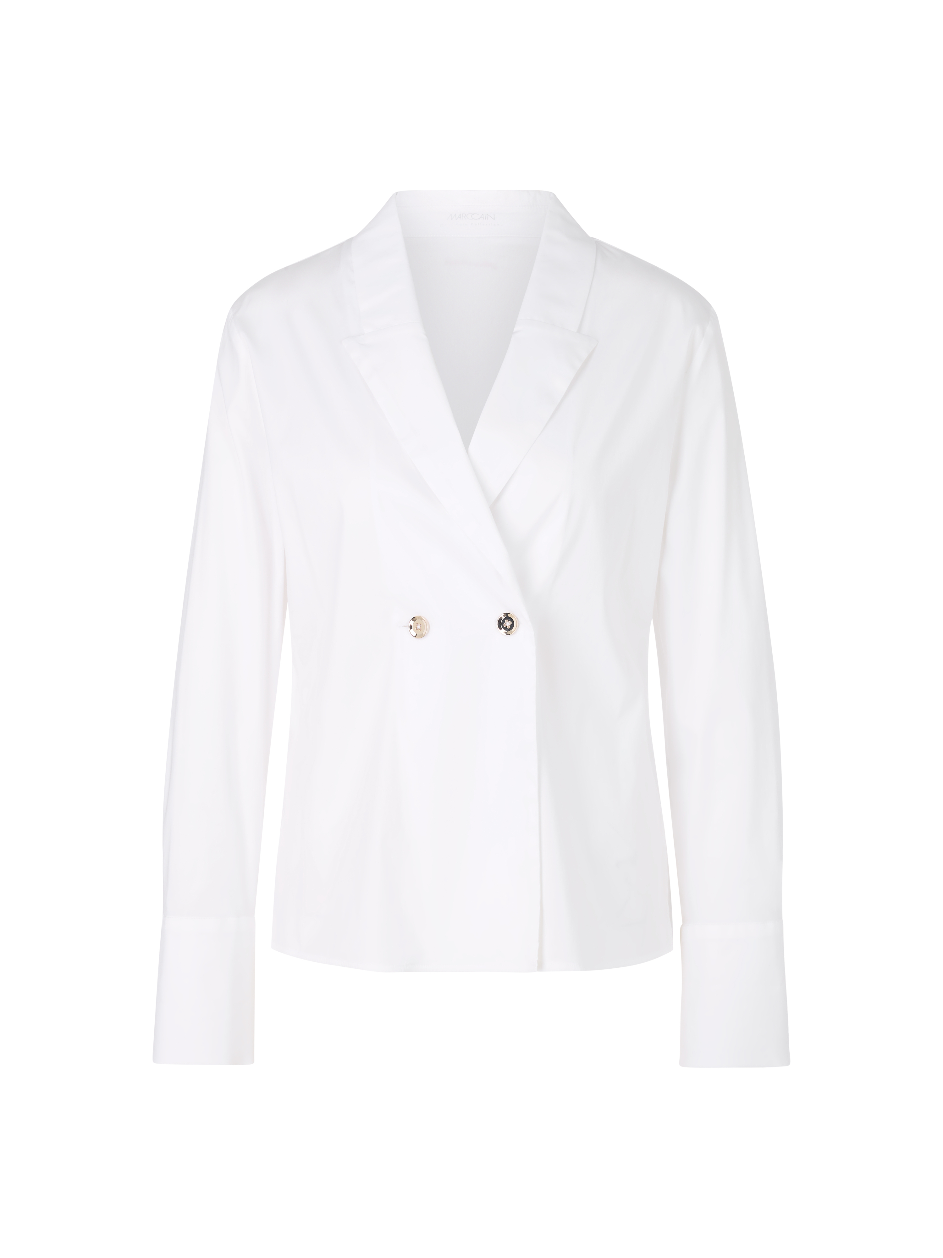 Bluse im Jackett-Stil