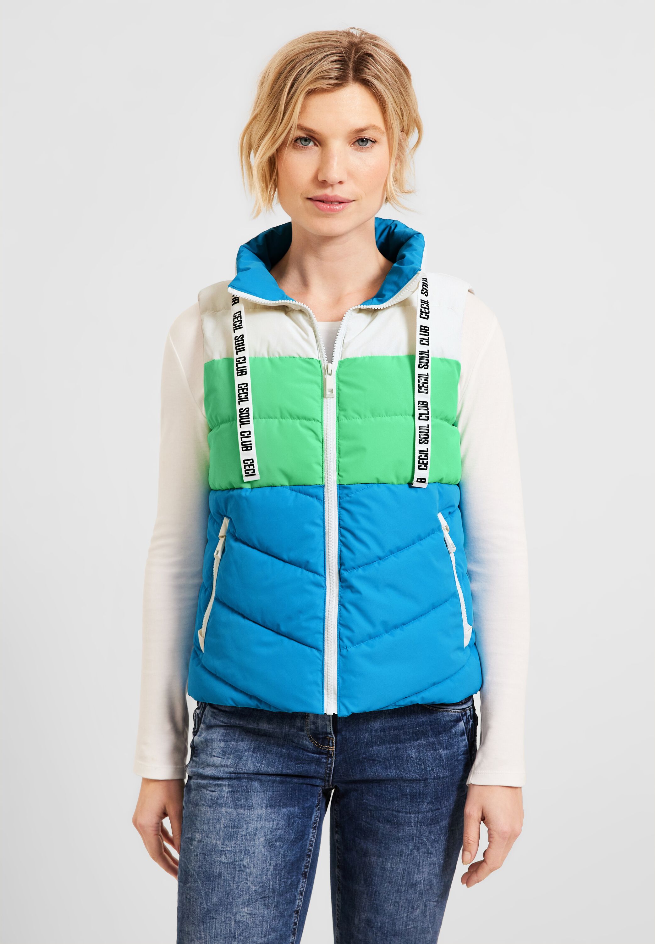 Colorblock Weste