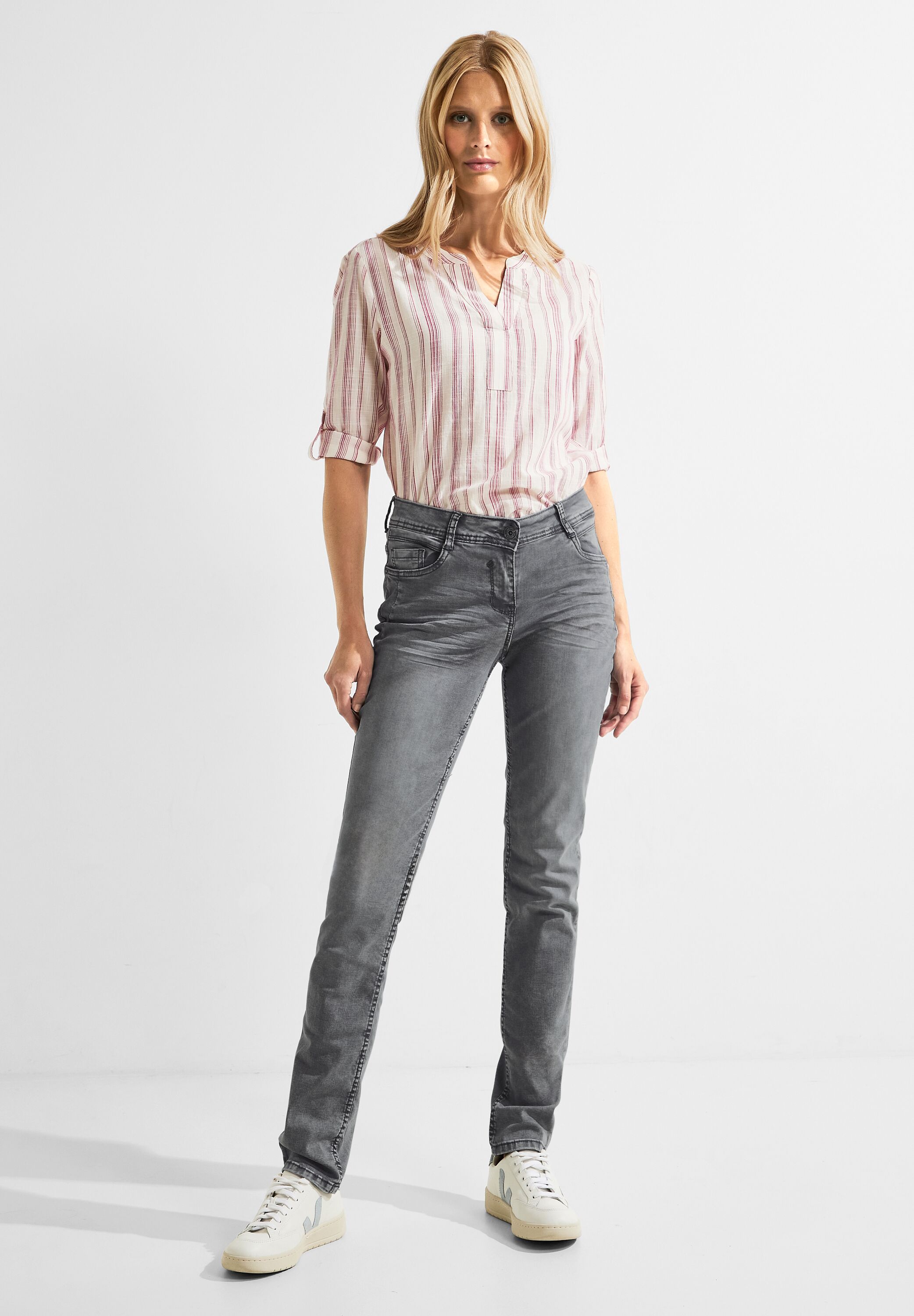 Graue Loose Fit Jeans
