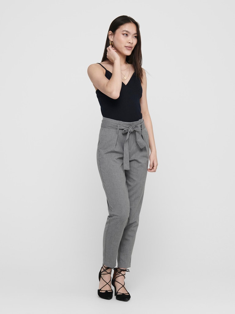 ONLNICOLE PAPERBAG ANKEL PANTS WVN NOOS