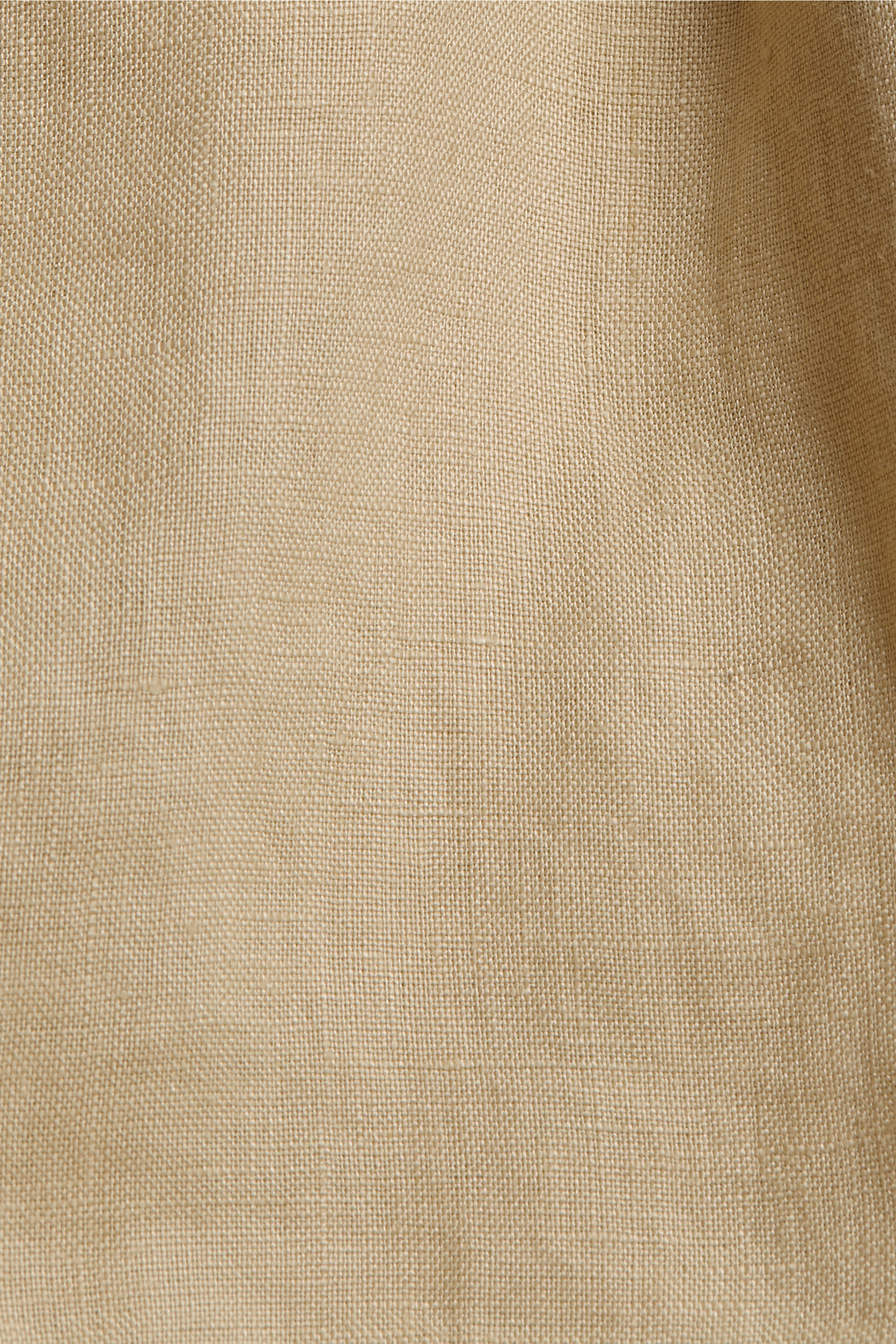Aus 100% Leinen: Shorts mit Paperbag-Bund