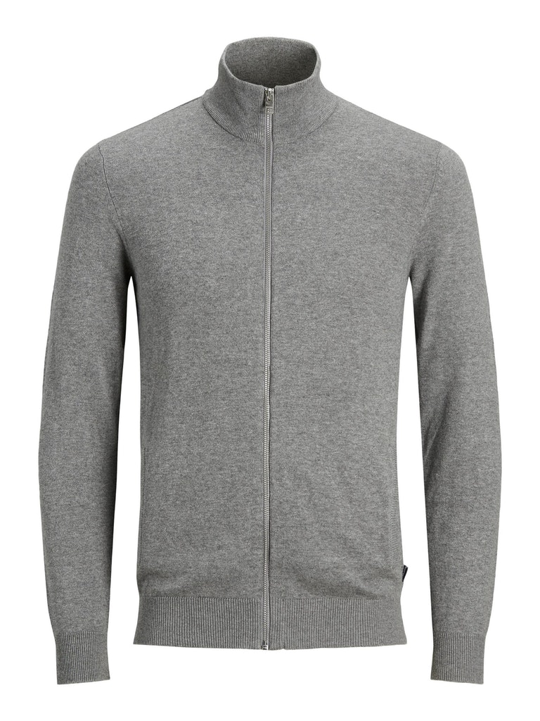 JJEMIL KNIT TURTLE ZIP CARDIGAN