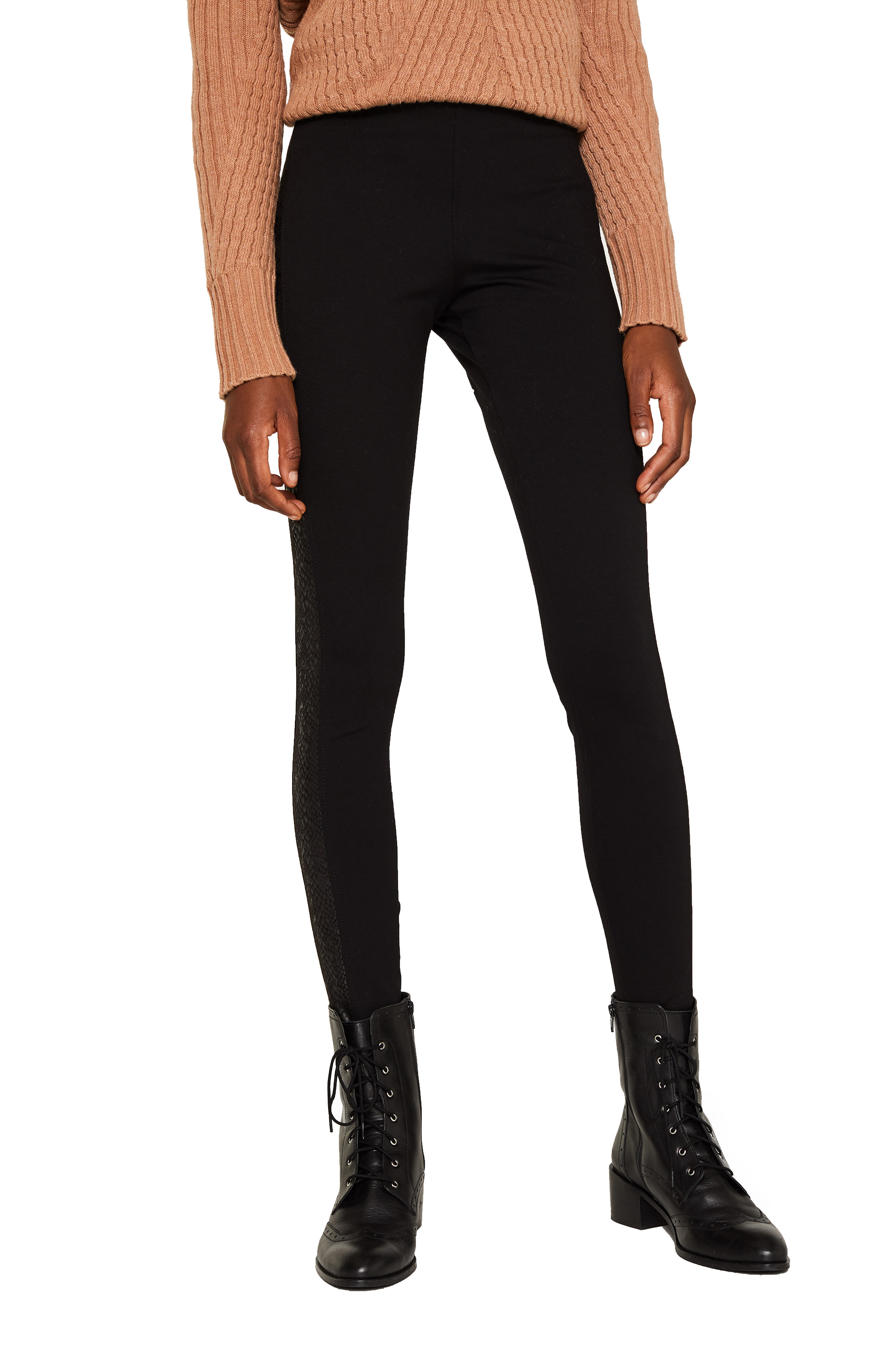Treggings mit Details in Reptil-Optik