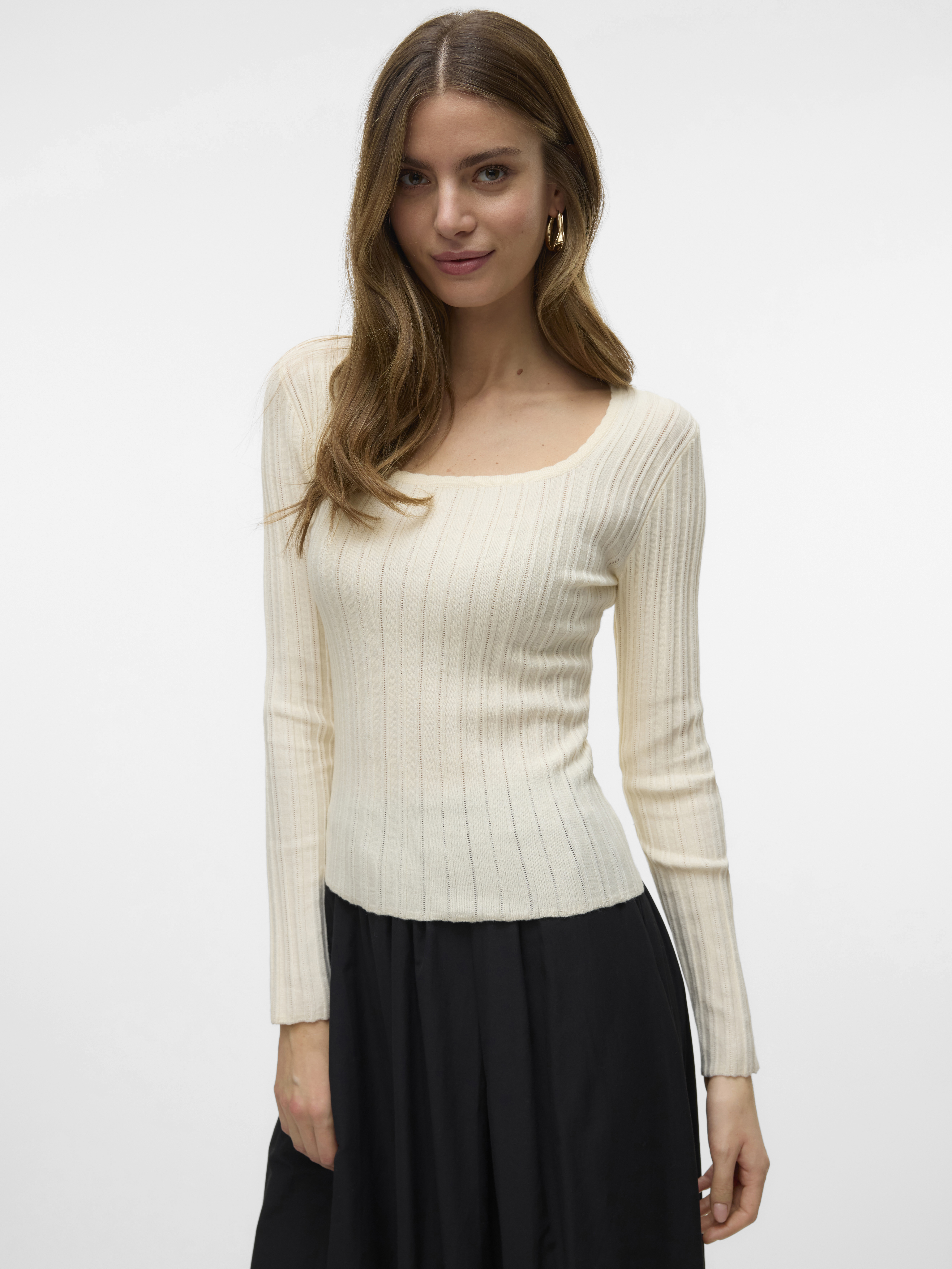 VMCECILIE LS U-NECK PULLOVER GA